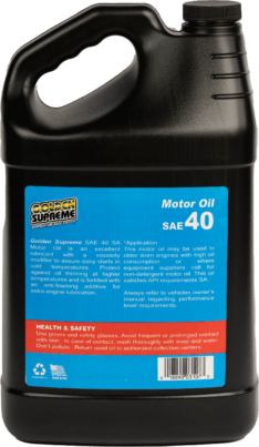 Golden Supreme Sae 40 Galon