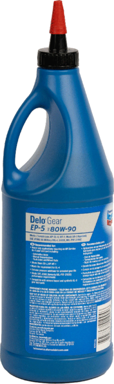 Chevron Delo Gear Ep 5 80w90 Cuarto