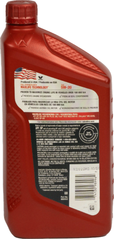 Valvoline Max Life 5w20 cuarto
