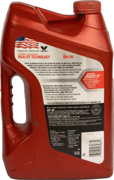 Valvoline Max Life Pachon 20w50 5 QT.