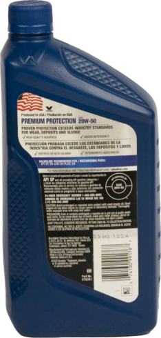 Valvoline Premium 20w50 Cuarto
