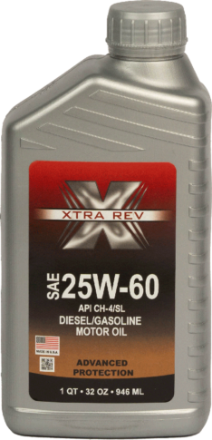 Xtra-Rev Fleet 25W60 CF-4/SG Cuarto