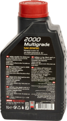 Motul 2000 MGR 20w50 de 1 Ltros