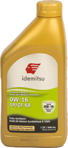 IDEMITSU FULL SYN 0W16 GF-6 CUARTO