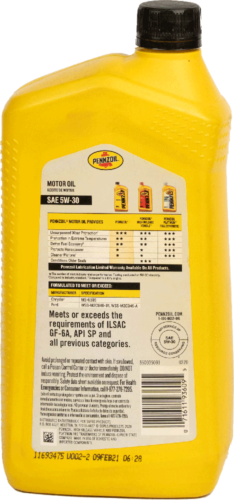Pennzoil SB Sae 5w30 Cuarto
